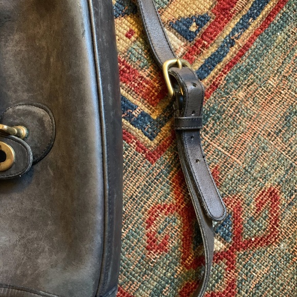 Vintage Coach grey shoulder bag - Picture 12 of 15